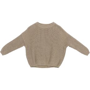 Baby Girl Winter Clothes Solid Color Sweater Crewneck Pullover Long Sleeve Knit Newborn Infant Sweaters