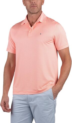 Tailor Vintage UPF Polyester Jersey Micro-Stripe Polo(, Alpha, Regular, Regular, Skyway Micro Stripe, Large), Skyway Micro Stripe, L in Saudi Arabia