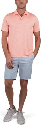 Tailor Vintage UPF Polyester Jersey Micro-Stripe Polo(, Alpha, Regular, Regular, Skyway Micro Stripe, Large), Skyway Micro Stripe, L in Saudi Arabia