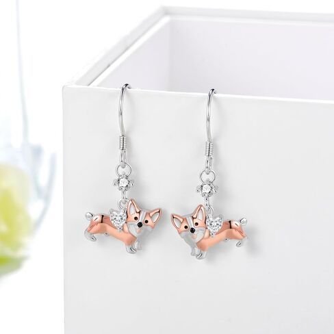Dachshund Earrings 925 Sterling Silver Dachshund Dog Earrings Cute Animal Puppy Dog Dachshund Jewelry Dachshund Gifts for Women Girls Dog Lovers in Saudi Arabia