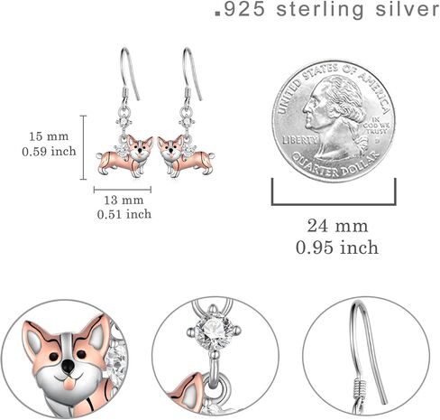 Dachshund Earrings 925 Sterling Silver Dachshund Dog Earrings Cute Animal Puppy Dog Dachshund Jewelry Dachshund Gifts for Women Girls Dog Lovers in Saudi Arabia