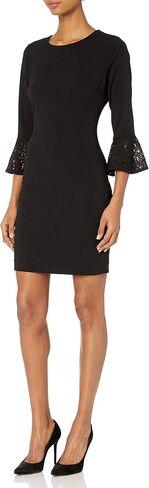 Tommy Hilfiger Velvet Bell Sleeve Shift in Saudi Arabia