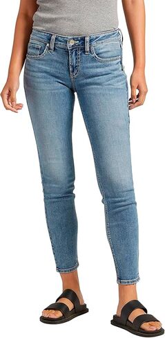 Silver Jeans Co. Women's Britt Low Rise Curvy Fit Skinny Jeans in Saudi Arabia