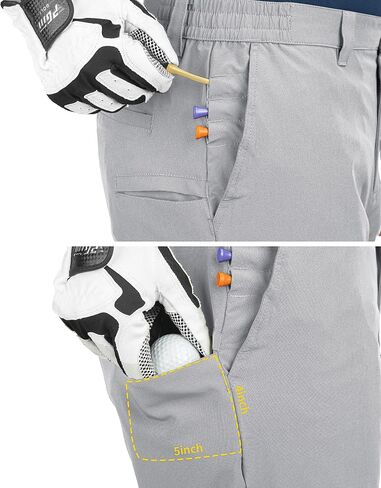 33,000ft Men's Golf Shorts 9" Dry Fit Stretch Golf Short UPF 50+ Lightweight Flat Front Golf Shorts with Pockets in Kuwait