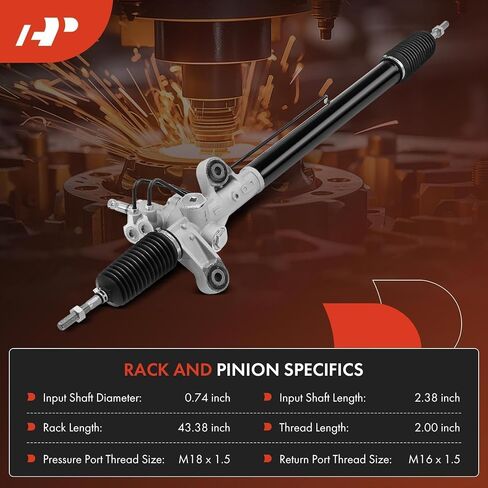 A-Premium Power Steering Rack and Pinion Assembly, with Boots, Compatible with Honda Accord 1998-2002 & Acura CL 2001-2003, 2.3L 3.0L 3.2L, Replace for # 53010S84A01, 53010S87A01, 26-1797 in Saudi Arabia