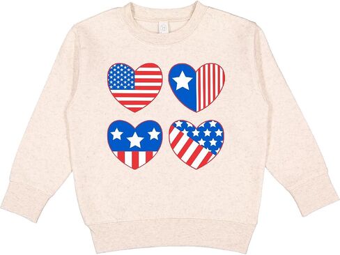 Inktastic الرابع من شهر يوليو ، قميص Toddler American Hearts American in Kuwait