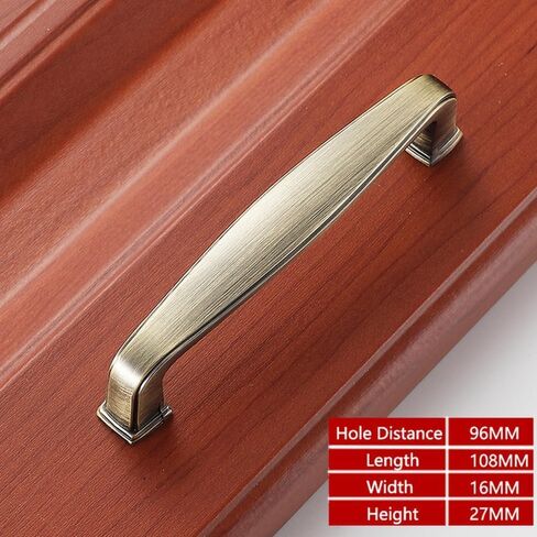 Cabinet Pulls,Drawer Pulls，Antique Cabinet Handles Aluminium Alloy Kitchen Closet Door Knobs and Cupboard Handles Drawer Furniture Handle Hardware,(926 128) in Kuwait