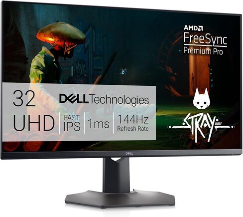 شاشة الألعاب المنحنية Dell S3222HG - شاشة 32 بوصة 165 هرتز عالية الدقة بالكامل (1920 × 1080)، انحناء 1800R، تقنية AMD FreeSync، وقت استجابة 4 مللي ثانية من الرمادي إلى الرمادي، 16.7 مليون لون - أسود in Saudi Arabia