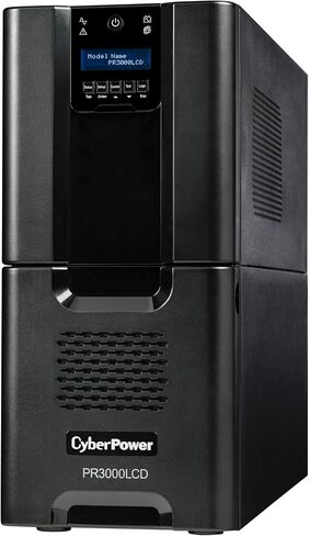 CyberPower PR1500LCD Smart App Sinewave UPS Battery Backup | 1500VA/1500W, 8 Outlets, AVR, Mini-Tower, UL Certified in Kuwait
