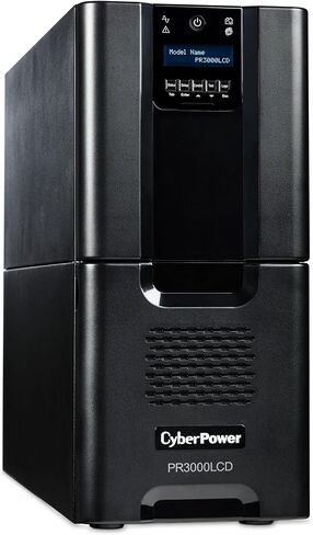CyberPower PR1500LCD Smart App Sinewave UPS Battery Backup | 1500VA/1500W, 8 Outlets, AVR, Mini-Tower, UL Certified in Kuwait