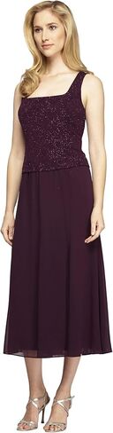 Alex Evenings Women's Petite Button-Front Jacket Dress, Electric Blue Tea Length, 14P in Saudi Arabia