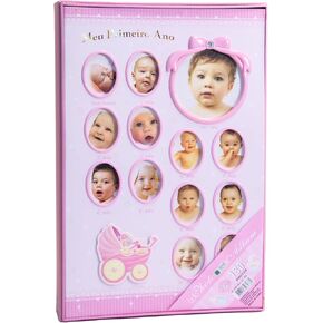 Photo Album Baby's First Year Memory, 180 4x6 photos (BLUE)