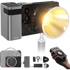 ZHIYUN MOLUS X100 ضوء فيديو LED محمول، 100 وات 2700K-6500K CRI 95+ TLCI 97+ مع التحكم في سطوع تطبيق البلوتوث in Kuwait