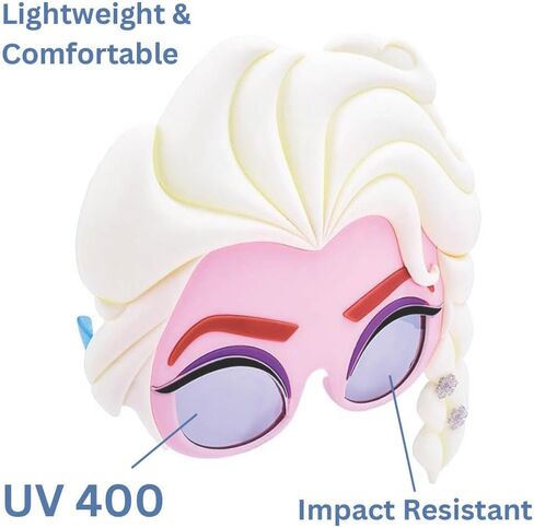Costume Sunglasses Frozen Queen Elsa of Arendelle Sun-Staches Party Favors UV400 in Saudi Arabia
