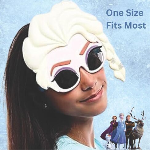 Costume Sunglasses Frozen Queen Elsa of Arendelle Sun-Staches Party Favors UV400 in Saudi Arabia