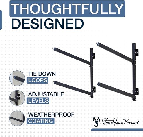 StoreYourBoard G-SUP Wall Mounted Standup Paddleboard Storage Rack, Adjustable Levels, Stand-up Paddle Board Holder in Kuwait