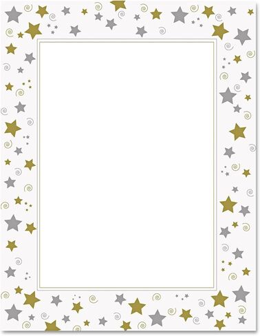 Blue Floral Dream Letterhead Paper, 32 lb. Design Paper, 8.5 x 11" (Pack of 50) in Kuwait