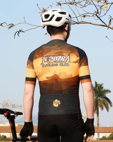 قمصان رجالية صيفية لركوب الدراجات بأكمام قصيرة سريعة الجفاف لركوب الدراجات بدلة سباق الدراجات الجبلية وسترة وقميص علوي in Kuwait