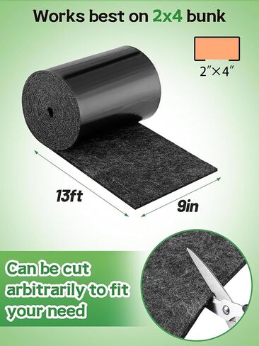 Boat Trailer Bunk Carpet - 13ft x 8inch 6mm Thick Marine Carpeting Covers with PVC for 2x4 Boat Lift Bunks, Bunk Board Runners Padding Mats Parts Accessories for Jet Ski in Kuwait
