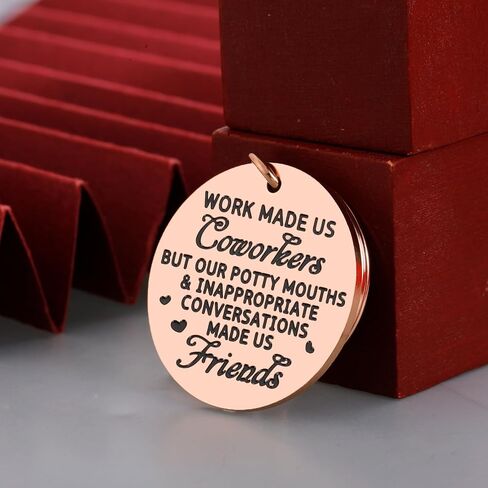 فانلوفيماك هدايا زملاء العمل للنساء والرجال بوس وزملاء العمل في الكريسماس، سلسلة مفاتيح مضحكة للمكتب هدايا زملاء العمل والموظفين وزملاء العمل ترك الذهاب بعيدا، هدايا شكر وتقدير له in Kuwait