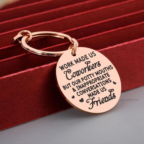 فانلوفيماك هدايا زملاء العمل للنساء والرجال بوس وزملاء العمل في الكريسماس، سلسلة مفاتيح مضحكة للمكتب هدايا زملاء العمل والموظفين وزملاء العمل ترك الذهاب بعيدا، هدايا شكر وتقدير له in Kuwait