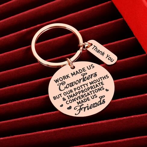 فانلوفيماك هدايا زملاء العمل للنساء والرجال بوس وزملاء العمل في الكريسماس، سلسلة مفاتيح مضحكة للمكتب هدايا زملاء العمل والموظفين وزملاء العمل ترك الذهاب بعيدا، هدايا شكر وتقدير له in Kuwait