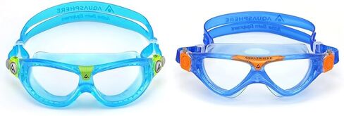 Seal Kid 2 Swim Goggles - Ultimate Underwater Vision, Comfortable, Anti Scratch Lens, Hypoallergenic - Unisex Children, Clear Lens, Pink Frame in Kuwait