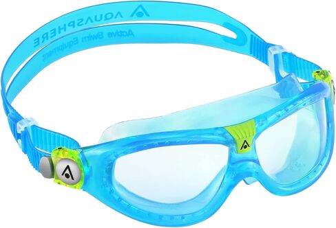 Seal Kid 2 Swim Goggles - Ultimate Underwater Vision, Comfortable, Anti Scratch Lens, Hypoallergenic - Unisex Children, Clear Lens, Pink Frame in Kuwait