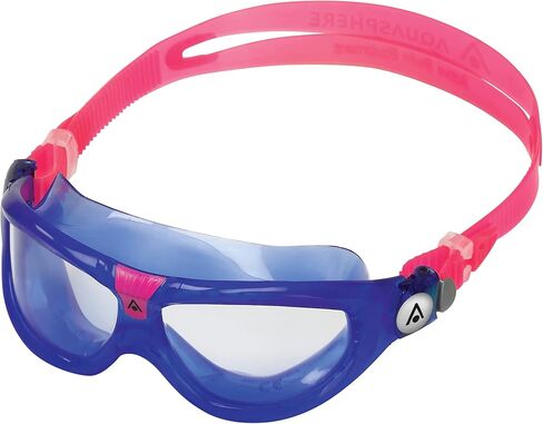 Seal Kid 2 Swim Goggles - Ultimate Underwater Vision, Comfortable, Anti Scratch Lens, Hypoallergenic - Unisex Children, Clear Lens, Pink Frame in Kuwait
