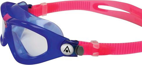 Seal Kid 2 Swim Goggles - Ultimate Underwater Vision, Comfortable, Anti Scratch Lens, Hypoallergenic - Unisex Children, Clear Lens, Pink Frame in Kuwait