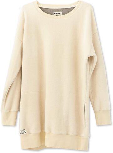 KAVU Riverton Mid Thigh Sweatshirt - Long Crew Neck Sweater in Saudi Arabia