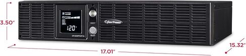 نظام UPS CyberPower OR1000PFCRT2U PFC Sinewave، 1000VA/700W، 8 منافذ، AVR، حامل/برج 2U in Saudi Arabia