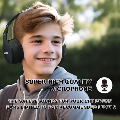 Kids Bluetooth Headphones Wireless 68 Hours,Safe Volume Limit 85/94dB Pink | Adjustable Headband Foldable Over-Ear Lightweight Headsets for Toddler Girls Boys Tablet/iPad,HD Stereo,Built-in Mic in Kuwait