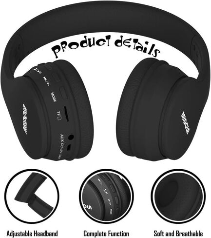 Kids Bluetooth Headphones Wireless 68 Hours,Safe Volume Limit 85/94dB Pink | Adjustable Headband Foldable Over-Ear Lightweight Headsets for Toddler Girls Boys Tablet/iPad,HD Stereo,Built-in Mic in Kuwait
