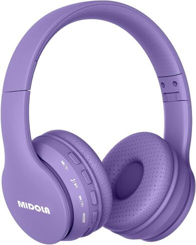 Kids Bluetooth Headphones Wireless Over-Ear,68Hrs,Volume Limit 85/94dB Blue in Kuwait