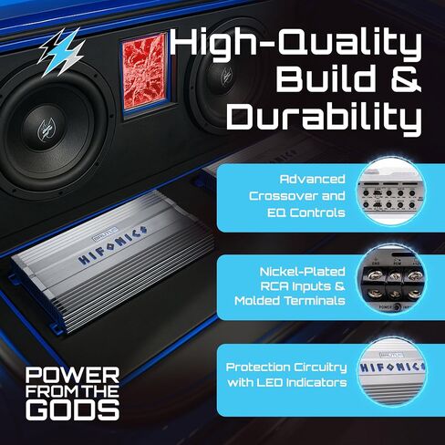Hifonics BG-1900.1D Brutus Gamma BG Series Amp (Monoblock, 1,900 Watts Max, Super D-Class) in Saudi Arabia