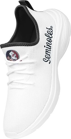 حذاء رياضي نسائي من FOCO Ohio State Buckeyes NCAA بنعل متوسط ​​أبيض - 8 in Kuwait