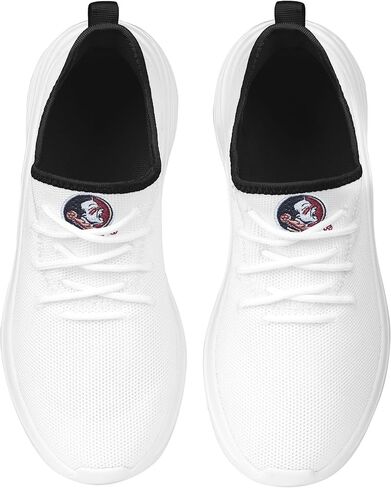 حذاء رياضي نسائي من FOCO Ohio State Buckeyes NCAA بنعل متوسط ​​أبيض - 8 in Kuwait