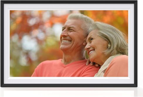 Digital Picture Frame,15.6 Inch Large Frameo Digital Photo Frame WiFi, 32GB,1920 * 1080 IPS HD Touch Screen,Tabletop&Wall-Mounted,Digital Frame Share Photos and Videos via Frameo App in Kuwait