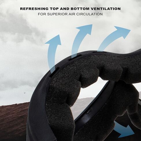 Birdz Eyewear - The Buzzard - Padded Motorcycle Riding Goggle Fits Over Glasses in Saudi Arabia