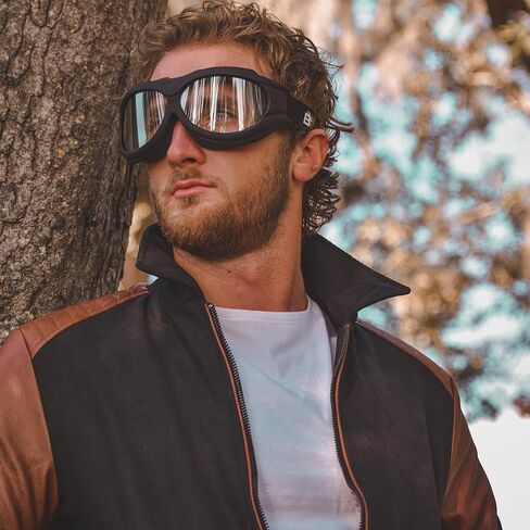 Birdz Eyewear - The Buzzard - Padded Motorcycle Riding Goggle Fits Over Glasses in Saudi Arabia