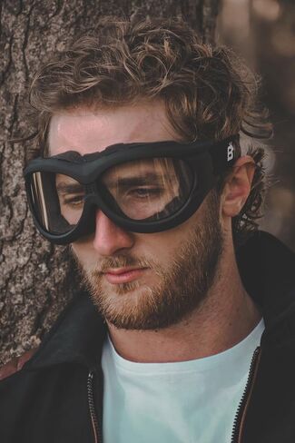 Birdz Eyewear - The Buzzard - Padded Motorcycle Riding Goggle Fits Over Glasses in Saudi Arabia