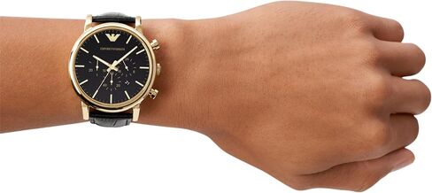 Emporio Armani Automatic Self-Winding Dress Watch with Stainless Steel Or Leather Band in Saudi Arabia