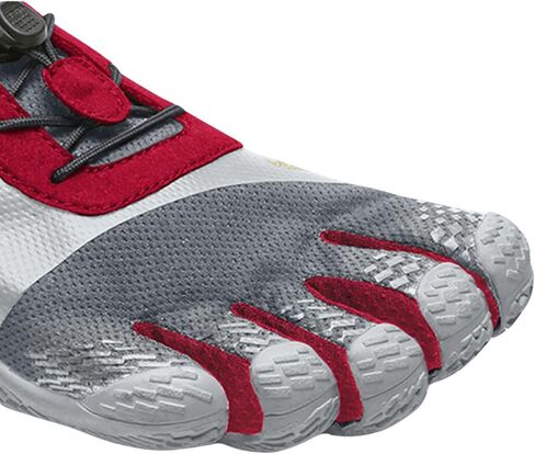 Vibram FiveFingers Men's KSO EVO, Grey/Red, 46 EU / 11.5-12 US in Saudi Arabia