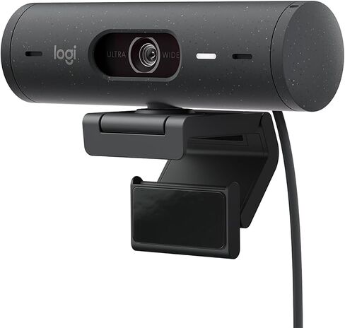 Logitech Brio 500 Webcam 4 MP 1920 x 1080 Pixels USB-C Graphite, W128163427 (1080 Pixels USB-C Graphite) in Saudi Arabia