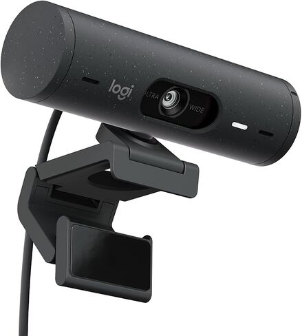 Logitech Brio 500 Webcam 4 MP 1920 x 1080 Pixels USB-C Graphite, W128163427 (1080 Pixels USB-C Graphite) in Saudi Arabia