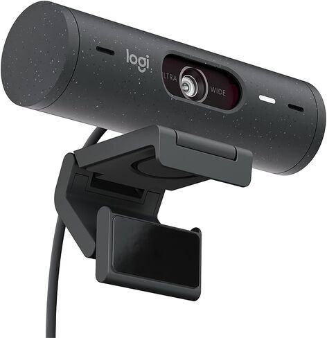 Logitech Brio 500 Webcam 4 MP 1920 x 1080 Pixels USB-C Graphite, W128163427 (1080 Pixels USB-C Graphite) in Saudi Arabia