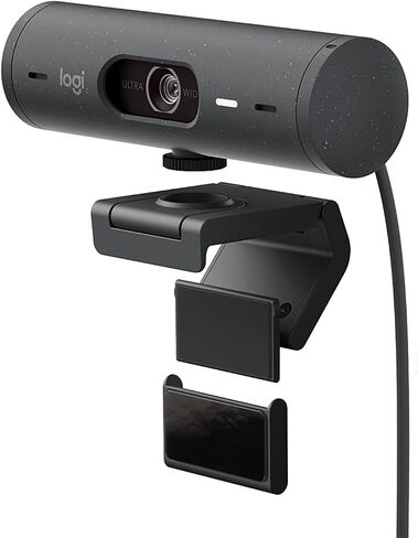Logitech Brio 500 Webcam 4 MP 1920 x 1080 Pixels USB-C Graphite, W128163427 (1080 Pixels USB-C Graphite) in Saudi Arabia