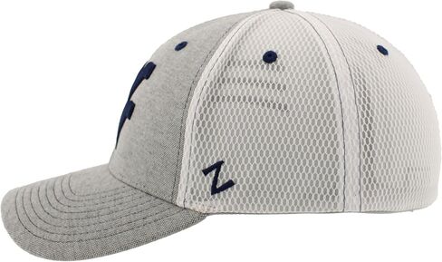 Zephyr Men's Standard NCAA Officially Licensed Hat Fitted Chaser Typhoon, Gray, Medium in Saudi Arabia