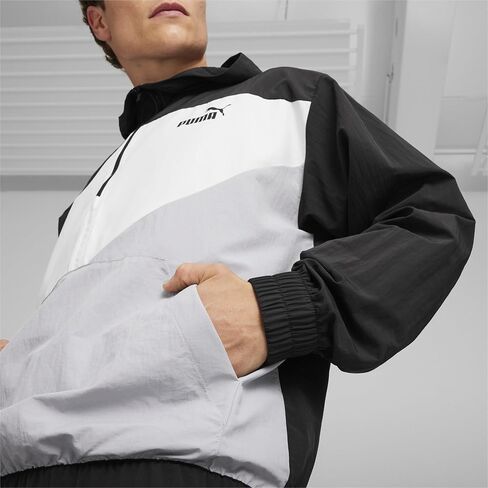 PUMA Men's Power Hooded 1/2 Zip Windbreaker in Saudi Arabia